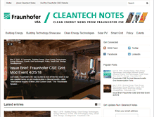 Tablet Screenshot of cleantechnotes.org